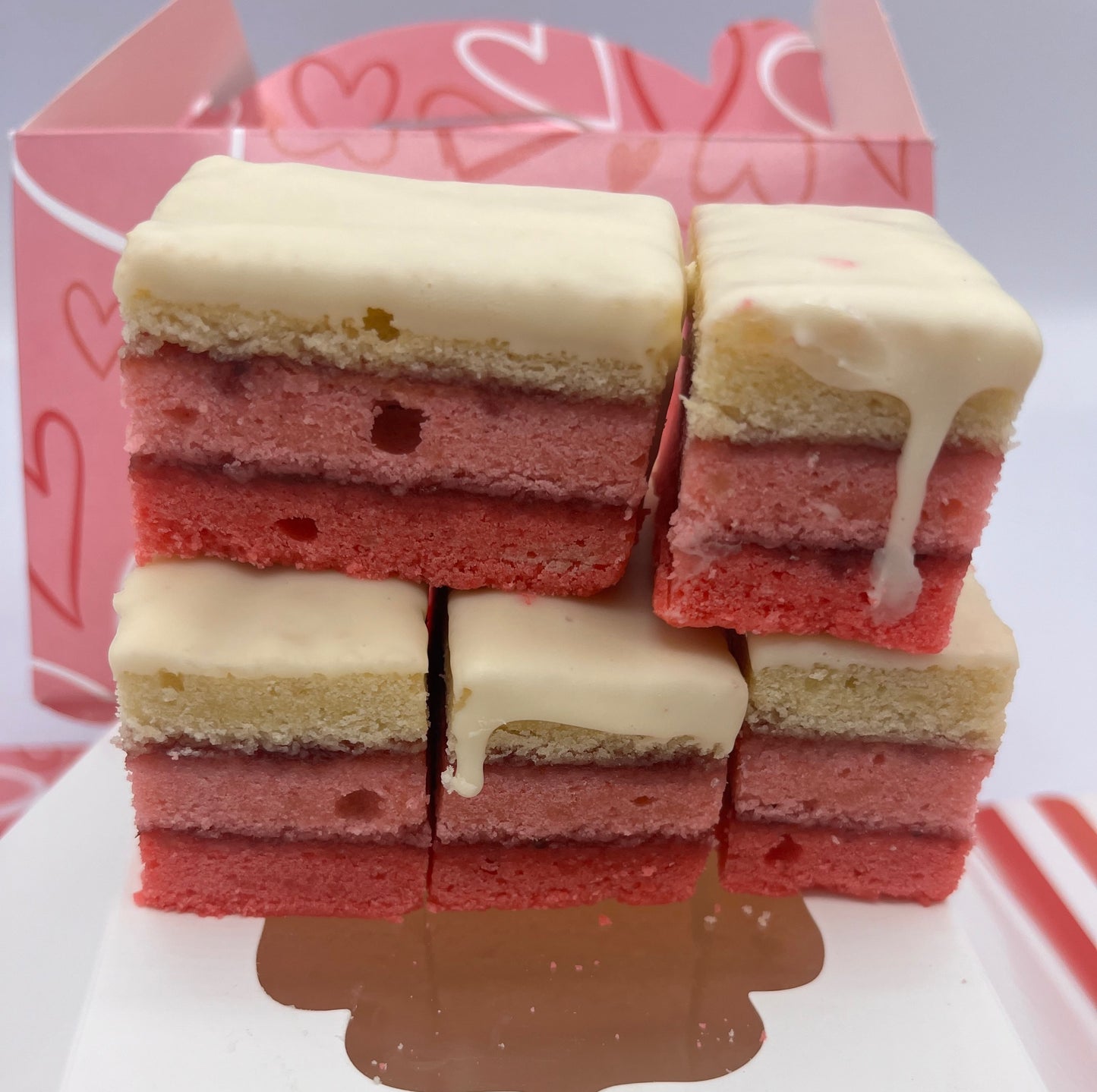 (4) Pink Rainbow Cookies 200mg image 0
